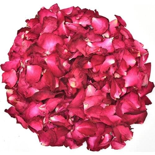 100 Grams Dried Rose Petals Red Real Flower Rose Petal for Bath Foot Bath Wedding Confetti Crafts Accessories