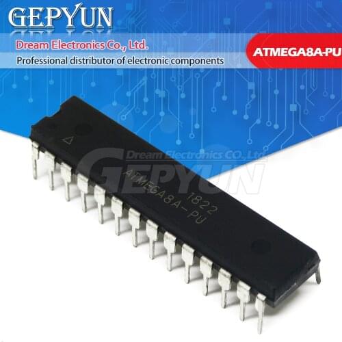 2PCS ATMEGA8A-PU DIP ATMEL ATMEGA8A ATMEGA8-PU DIP20 Programmable Flash