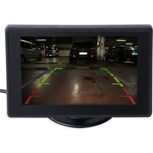 4.3 Inch TFT LCD Screen Adjustable Car Monitor For Vehicle Backup Cameras Security CCTV Camera And Car DVR
