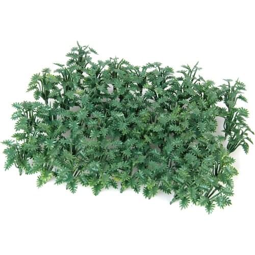 50pcs Trees Model Ground Cover Grass Forest Making Accessories O Scale 1:50 Train Railway Railroad Scenery Diorama or Layout
