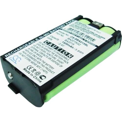 2021 Battery For Sennheiser BA2015 2015FM,EK1038,G2 1500mAh