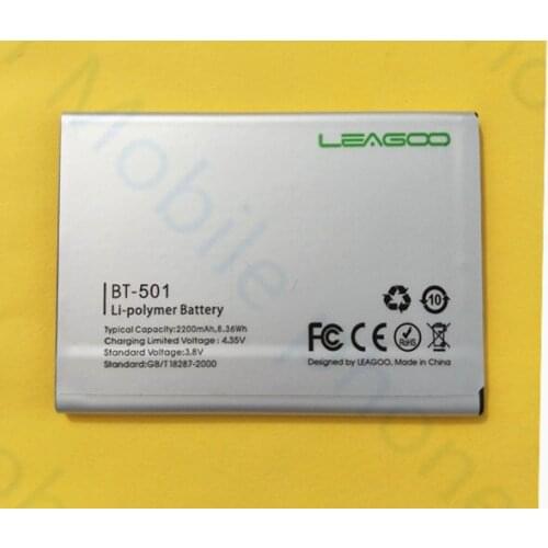 AZK NEW LEAGOO Alfa 5 Battery BT-501 (76mm*55mm) 2200mAh Bateria Accumulator High Quality + Tracking code