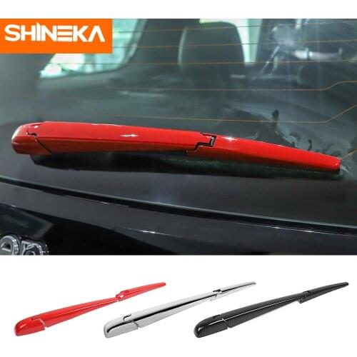 SHINEKA Car Sticker for Jeep Grand Cherokee 2011+ Rear Window Door Wiper ABS Chrome Cover Car Styling for Jeep Grand Cherokee