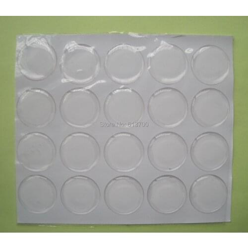 Free Shipping by DHL 1 inch 25.4mm Clear Round 3D Dome Circle Stickers Epoxy Stickers Dome Resin self Adhesive Stickers 2000pcs