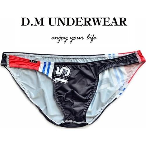 E likable2020 fashionable new mens underwear sexy wild quick-drying breathable comfortable letter low-waist briefs