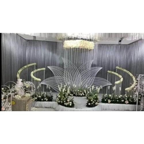 White wedding decoration frame