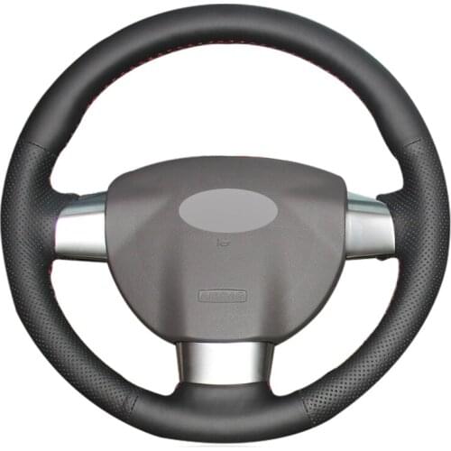 Artificial Leather Car Steering Wheel Cover for Ford Focus ST 2005-2010 Focus RS 2005-2011 Focus 3 2005 2006 2007 2008 2009 2010