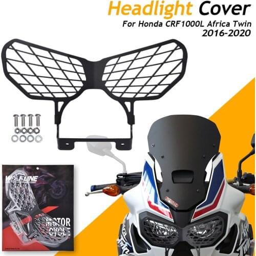 Motorcycle Headlight Cover Grille Guard Protector For Honda CRF1000L Africa Twin Adventure Sports 2016 2017 2018 2019 CRF 1000L