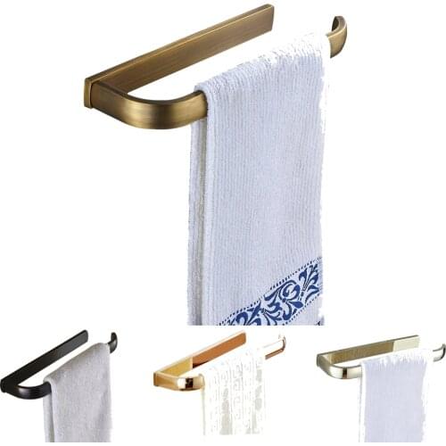 Leyden Modern Golden ORB Silver Antique Brass Wall Mounted Bathroom Towel Ring Towel Holder Hanger Bathroom Accessories