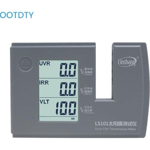 LS101 Window Tint Glass Solar Film Transmission Meter Ultraviolet Infrared Rejection Rate UVR IRR VLT Tester