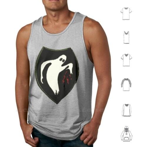 Ghost Army Tank Tops Vest 100% Cotton Ghost Army Army Ghost Patch World War 2 World War Ii Ww2 Spooky