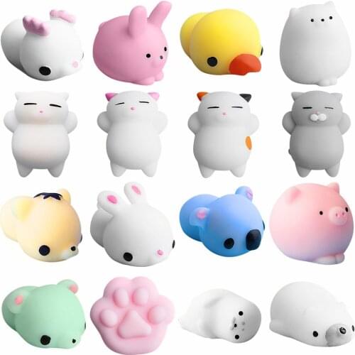 Mini many Color Cute Decor Antistress Squeeze Rising Kids Kawaii Toy Soft Sticky Stress Relief Funny Toy 16X L1216