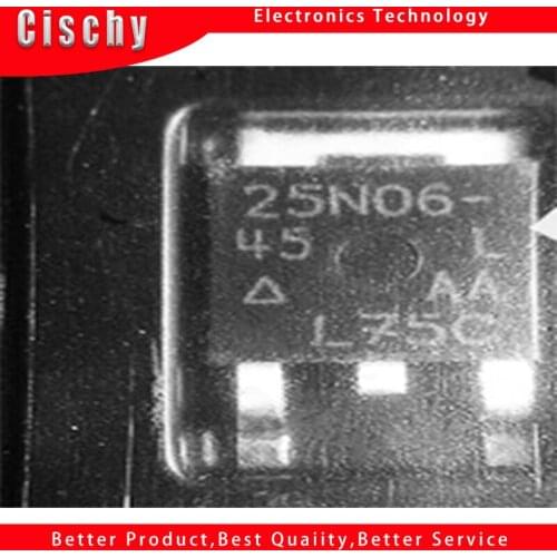 1PCS 25N06- SUD25N06-45L-E3 SUD25N06-45L SUD25N06 25N06 TO252 MOSFET
