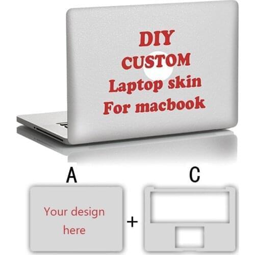 DIY Custom laptop sticker make you own design notebook skin decals PC cover for Macbook air 13.3 A1466 11.6 15" retina13