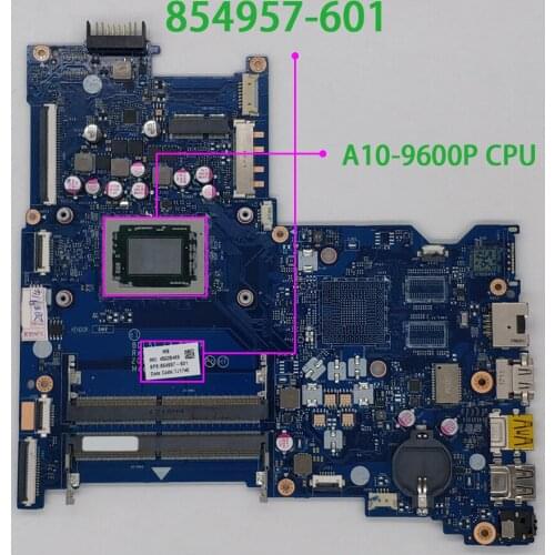 Genuine 854957-601 854957-001 BDL51 LA-D713P UMA w A10-9600P CPU Motherboard Mainboard for HP 15 15Z 15-BA 15Z-BA000 NoteBook PC