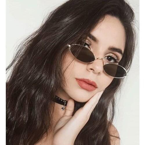 Oval Sunglasses for Men Women Steampunk Sun Glasses Men Vintage Eyewear Mental Frame UV400 Retro Accessories Shades for Female