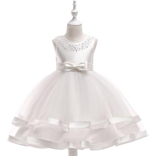 Girl Dress Summer Tutu Wedding Birthday Party Kids Dresses For Girls Childrens Costume Teenager Prom Princess Flower Dress