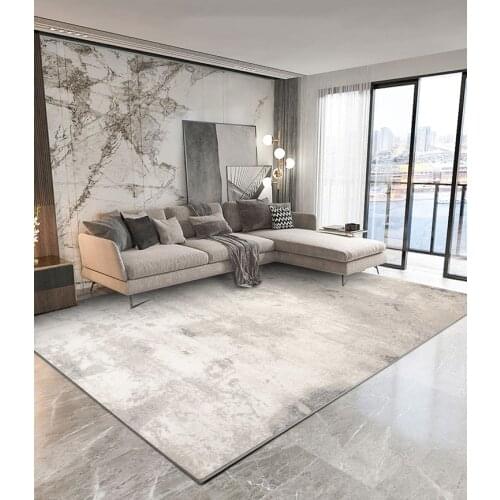 Nordic Simple Living Room Carpet Grey Light Luxury Home Thick Rug For Bedroom Sofa Rug Modern Study Coffee Area Table Mat Room