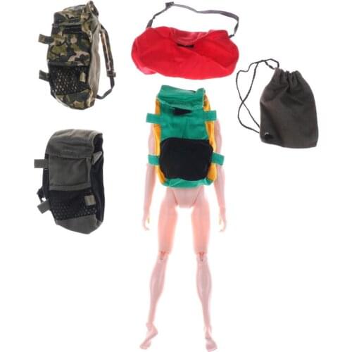 Doll Army Soldier Knapsack Marines Combat Accessories Bag For Ken Boy Male For Lanard 1/6 Best Gift Random Color