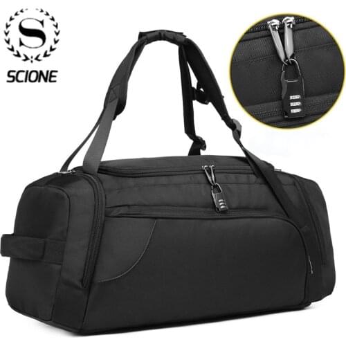 Scione Fashion Outdoor Travel Bag Oxford Cloth Crossbody Backpack trend large capacity casual shoulder bag