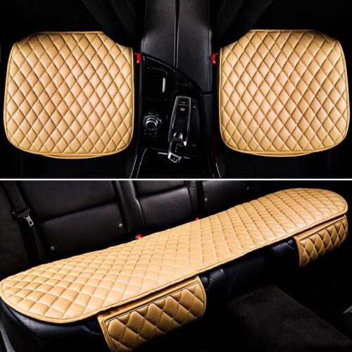 Universal Four Season Anti skid Car Seat Cushion Three-piece Vehicle Mat