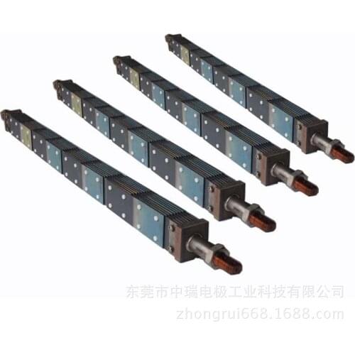 High efficiency electrolytic cell elt-4-pt-87 platinum coated titanium anode stack electrolyzer