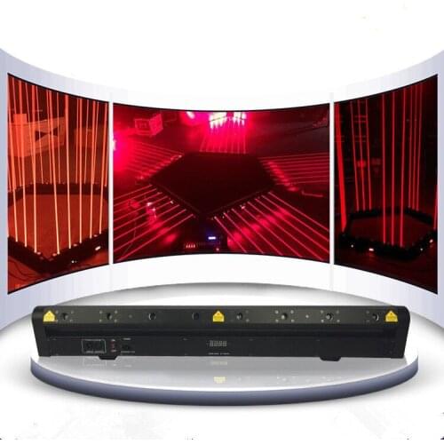 High quality Eight head projector eight eye laser light moving head scan wedding show equipment bar KTV stage lights