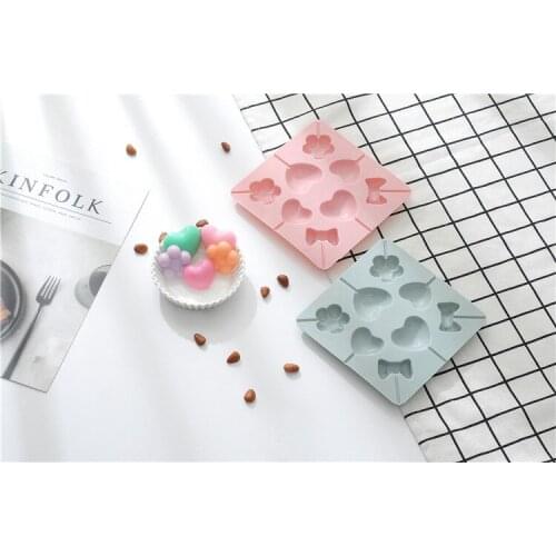 1PC Butterfly Bow Knot Silicone Mold Chocolate Fondant Cake Decoration DIY Cake FDA Silicone Pastry Baking Tool OK 1008