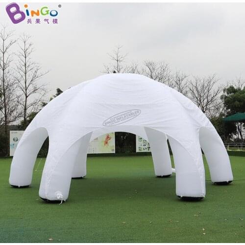 Free Shipping 8x4 Meters White Inflatable Dome Tent / Inflatable Spider Tent / Party Tent Inflatable With Blower Toys Tent