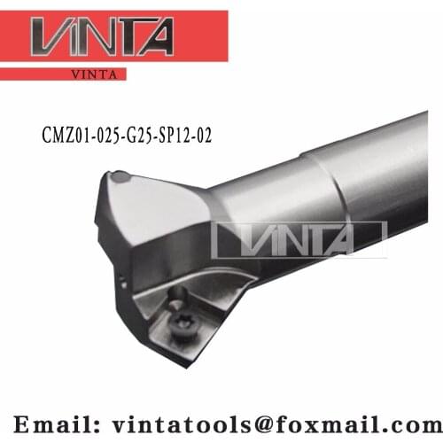 Free shipping CMZ01-025-G25-SP12-02 Chamfer Milling Tools for Inserts SPMT120408