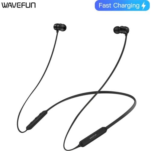 Wavefun Flex Pro Quick Charging Updated to Qcc3024 Processor Bluetooth Earphone Sports Wireless Headphones AAC Stereo Headset