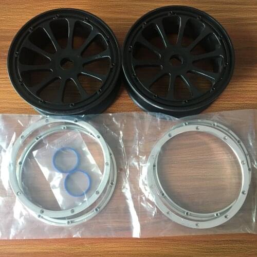 RC CAR PARTS ACCESSORIES WHEELS RIM COMPLETE FOR HSP 1/5 GAS ON ROAD RACING CAR 94054 AND 1/5 GAS BUGGY 94054 (PART NO. 51001)