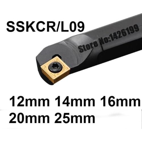 1PCS S12M-SSKCR09 S14N-SSKCR09 S16Q-SSKCR09 S20R-SSKCR09 S25S-SSKCR09 S32T-SSKCR09 SSKCL09 12mm-32mm CNC lathe tools