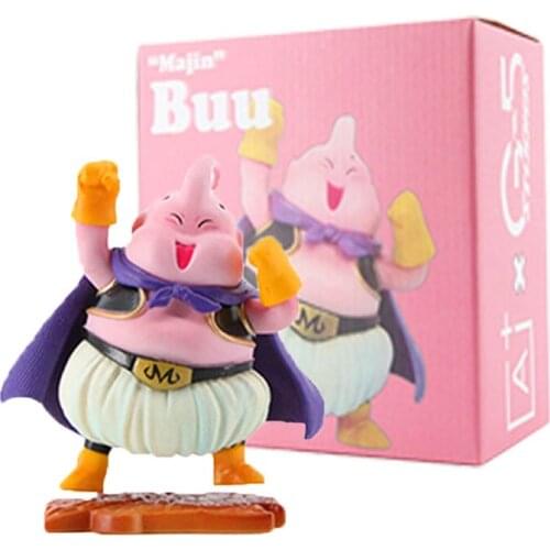 Dragon Ball Super Cute MINI Majin Buu Goku Action Figure Anime Figurine Boxed Second Element Model PVC Creative Toys
