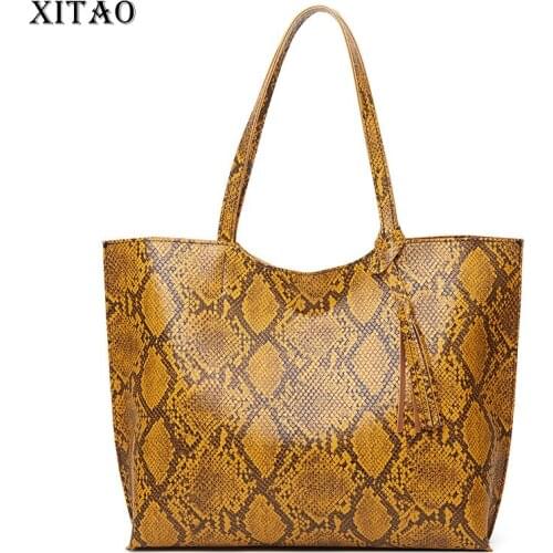 XITAO Fashion Leopard Shoulder Bags Women 2021 Summer Elegant Minority Elegant Loose Casual Style Patchwork Bags CLL1474