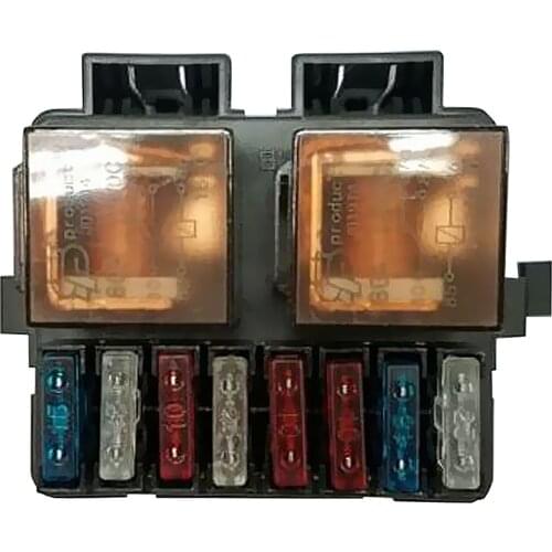 Car Vehicles Audio 12V Blade Fuse Box Holder & Relay Socket Fusebox Block Kit