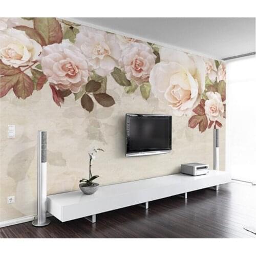 Flower Wallpaper Mural HD Large Size Wall Mural for The Walls 3D TV Bedroom Wallpaper Home Wall Decorative Custom Any Size