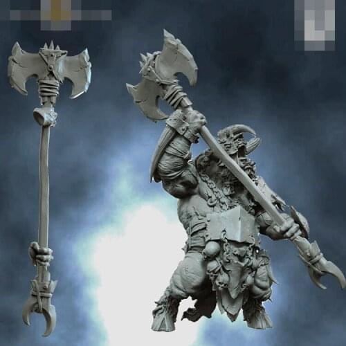 55mm Scale Unpainted Resin Figure Minotaur
