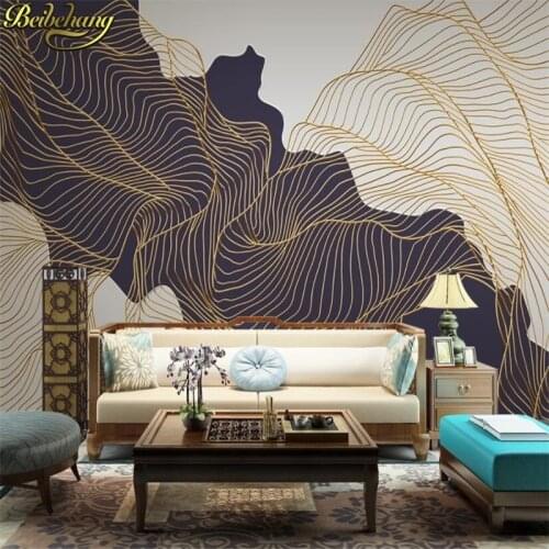 Beibehang custom Abstract line Murals wallpaper Bedroom Wall Paper Living Room Modern Simple home Decor art tv sofa background