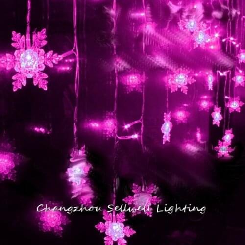 Christmas Gift Christmas Tree Good!clothing Store Studio Showcase Shop Decoration Holiday Lamp 1*2m Snow Led Lighting H039(1)