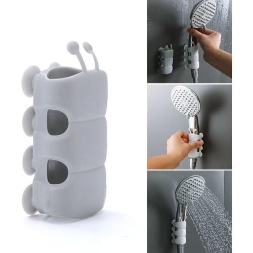 Silicone Shower Bracket Handheld Showerhead Holder Free Perforation No Trace For Shower Head In Stock