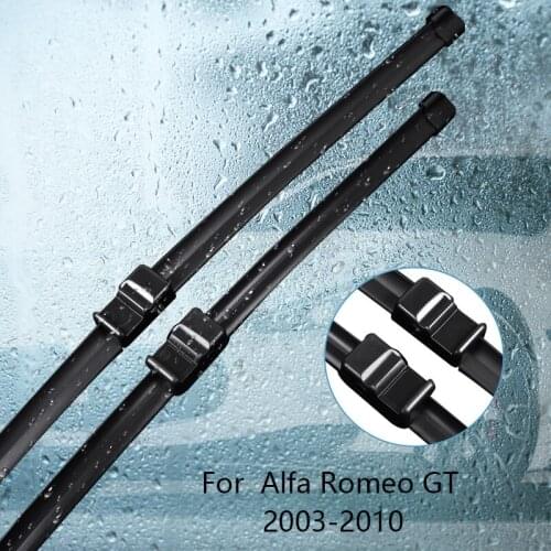 Wipers Blade For Alfa Romeo GT from 2003 2004 2005 2006 2007 2008 2009 2010 Car Accessories For Auto Rubber Windscreen Wiper