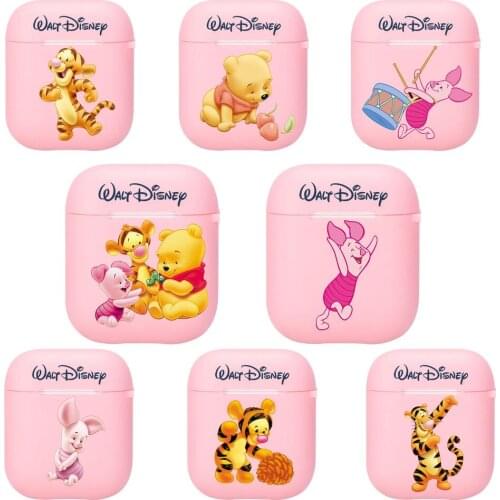 High Quality Winnie Bear Tigger Donkey Silicone Bluetooth Wireless Earphone Case for AirPods Protective Cover Skin Accessories P