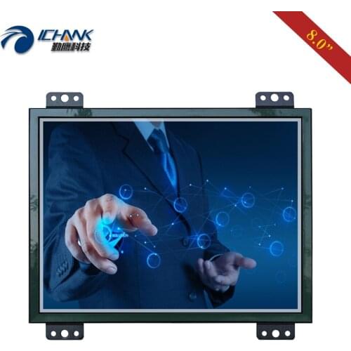 ZK080TC-UDD2/8"inch1024x768 USB HDMI Metal Case Quick Install Monitor Driver Free Capacitive Touch LCD Screen PC Monitor Display