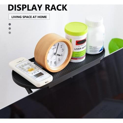 1PC Adjustable TV Screen Top Storage Shelf Rack Holder Computer Monitor Desktop Stand TV Rack Display Shelf Office Storage Rack