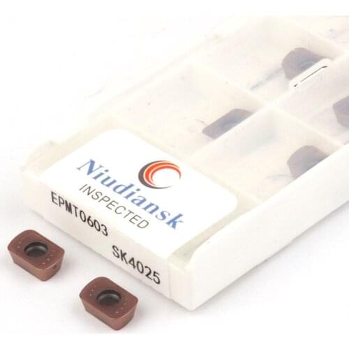 10pcs EPMT0603 SK2025 SK4025 High-quality coating processing carbide machine tool milling inserts Stainless steel special blades