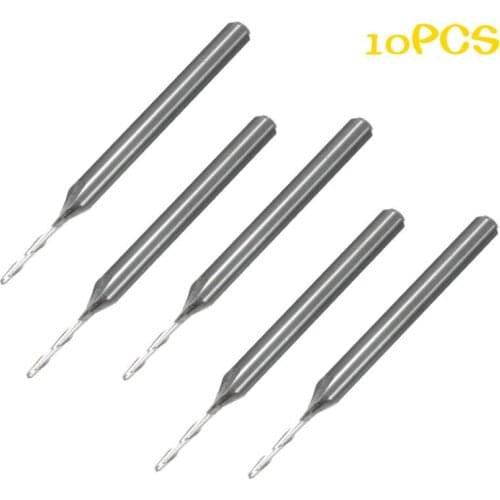 10pcs/lot 3.175*1.0*4MM Two Flutes Tungsten End Mill Bits, Advanced Chipboard Carbide Millinging Cutter