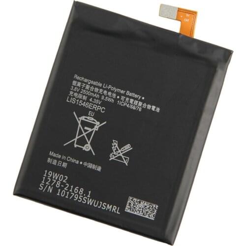 10pcs/lot LIS1546ERPC 2500mAh Phone Battery For Sony Xperia C3 T3 S55T S55U D2502 D2533 M50W D5103