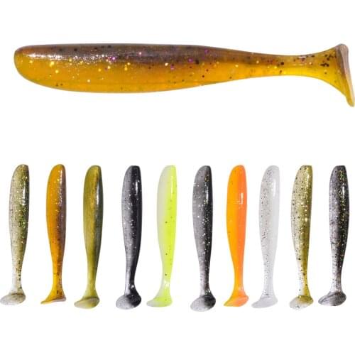 10pcs/lot Fishing Lure Jig Set Swimbait Jerk Soft Baits Fishing Lures Shad Soft Lure For Fishing Silicone Bait Swim Wobblers