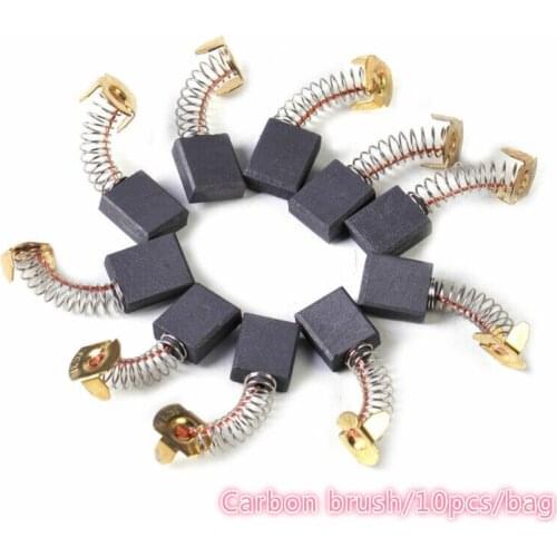 10pcs/pack CB153-5x14x17mm new carbon brush power tool carbon brush electric hammer angle grinder graphite brush replacement